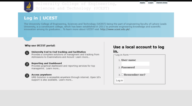 webmail.ucest.edu.pk