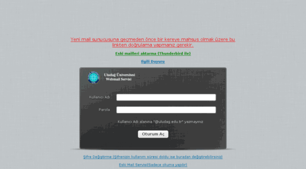 webmail.uludag.edu.tr