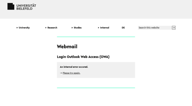 webmail.uni-bielefeld.de