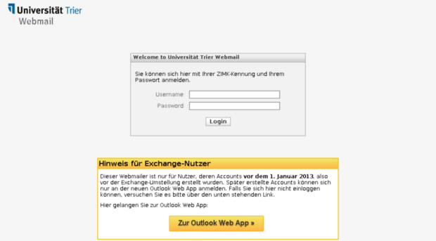 webmail.uni-trier.de