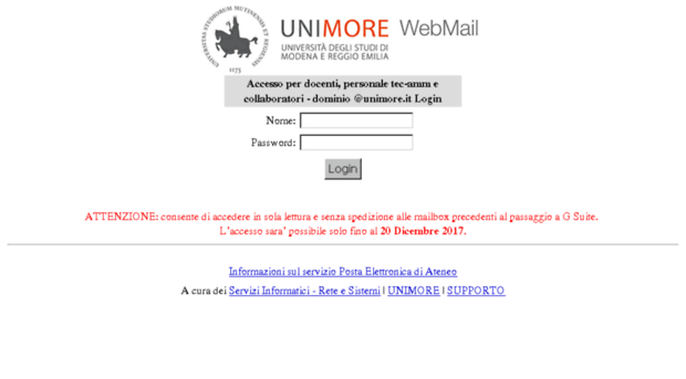 webmail.unimore.it