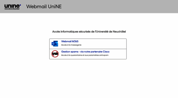 webmail.unine.ch