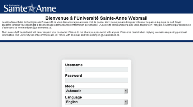 webmail.usainteanne.ca