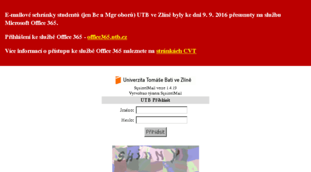 webmail.utb.cz