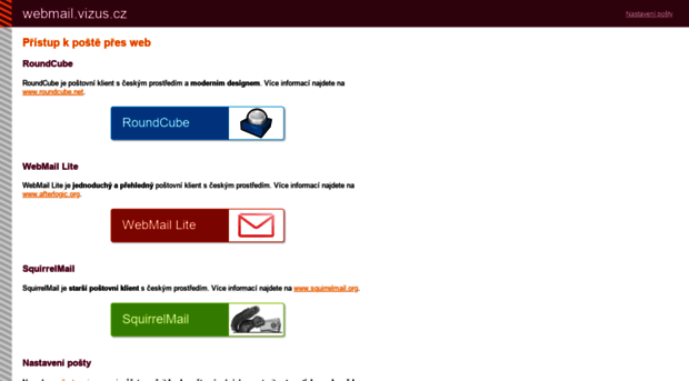 webmail.vizus.cz