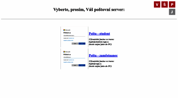 webmail.vspj.cz