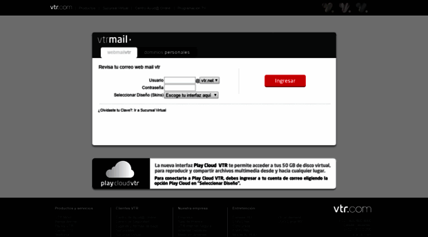 webmail.vtr.net