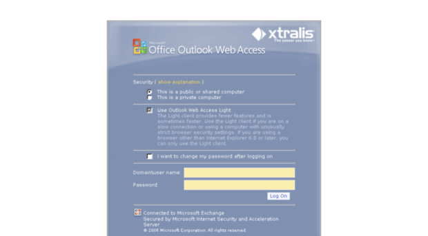 webmail.xtralis.com