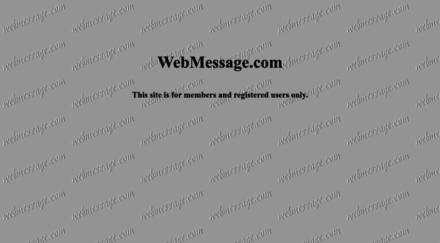 webmessage.com