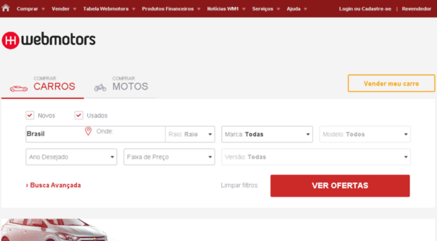 Webmotors  Compre, venda e financie carros usados, novos e motos