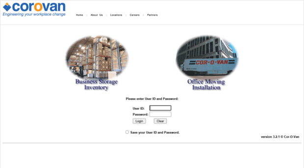 weborder.corovan.com