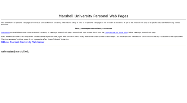 webpages.marshall.edu