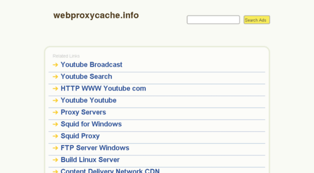 webproxycache.info