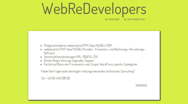 webredevelopers.de