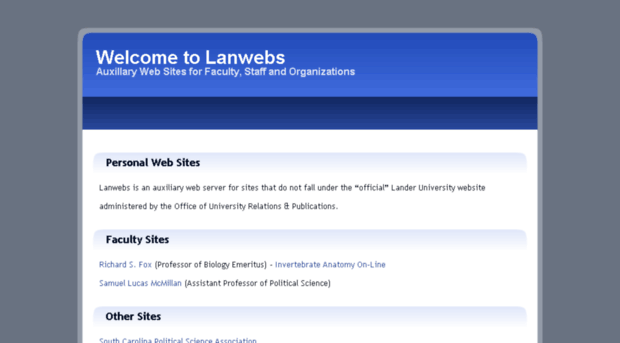 webs.lander.edu