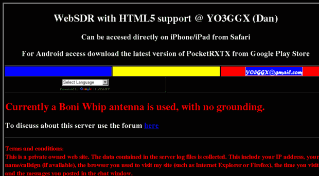 websdr.yo3ggx.ro