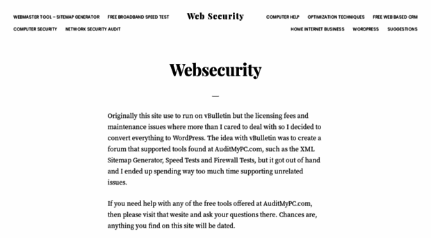 websecurity.mobi