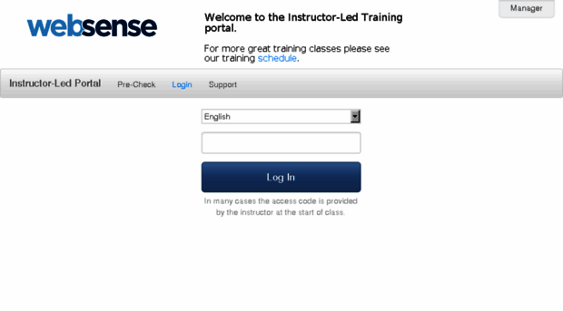 websense.instructorled.training