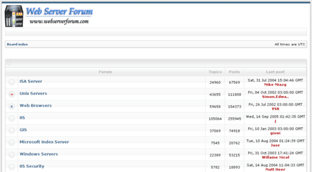 webserverforum.com