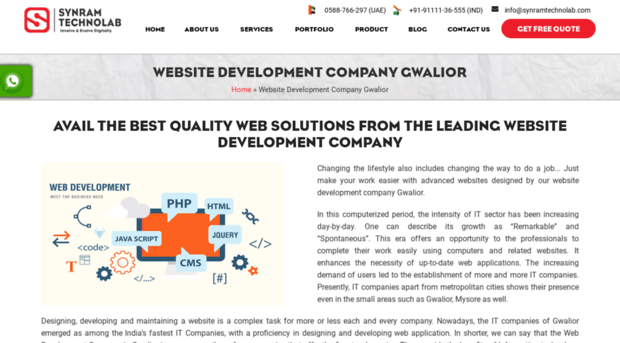 website-development-company-gwalior.synramtechnolab.com