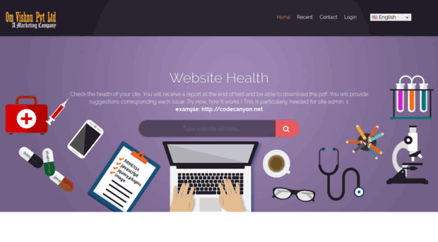 website-health.omvishnu.com