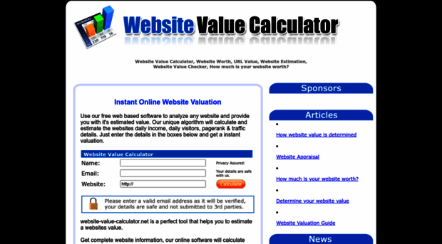 website-value-calculator.net