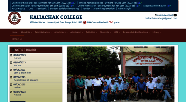 website.kaliachakcollege.edu.in