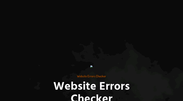 websiteerrorschecker.com