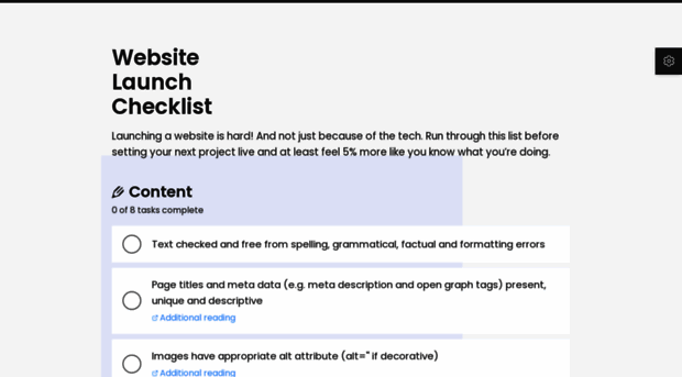 websitelaunchchecklist.com