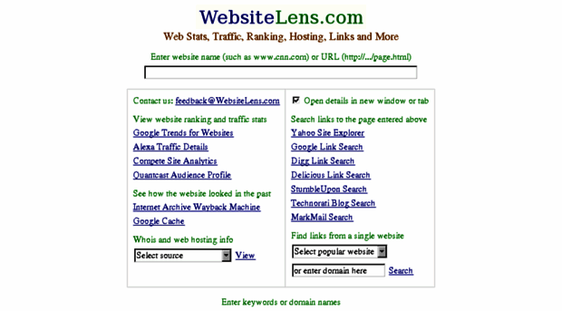 websitelens.com