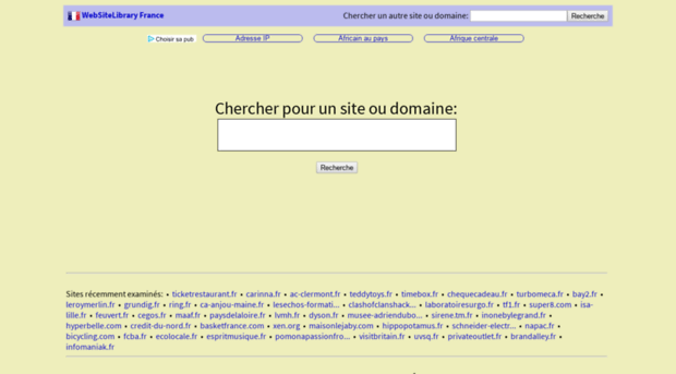 websitelibrary.fr