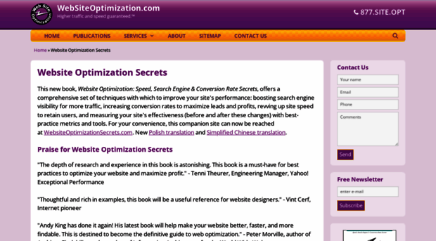 websiteoptimizationsecrets.com