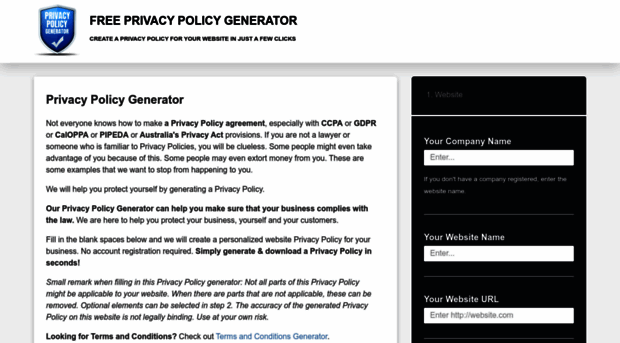 websiteprivacypolicygenerator.com