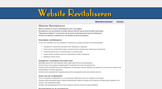 websiterevitaliseren.nl