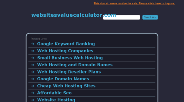websitesvaluecalculator.com
