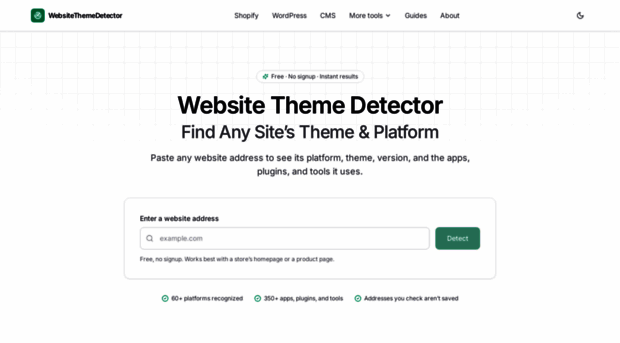 websitethemedetector.net