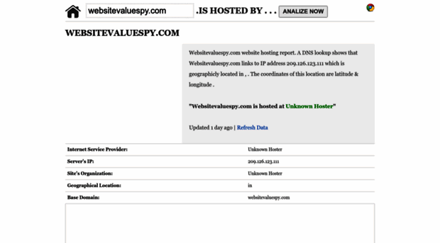 websitevaluespy.com.ishostedby.com