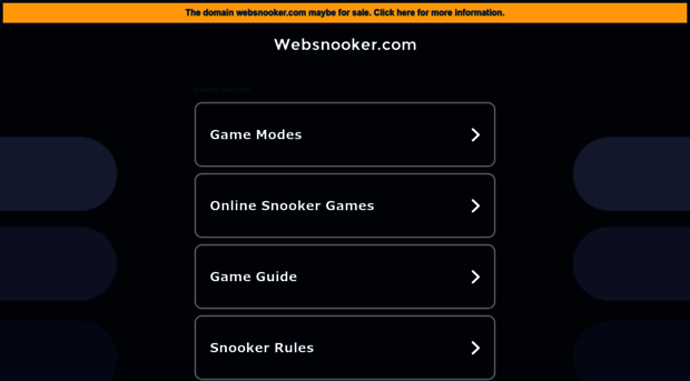 websnooker.com