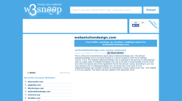 websolutiondesign.com.w3snoop.com