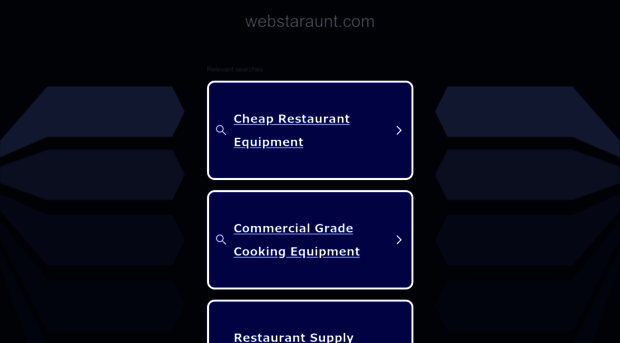 webstaraunt.com