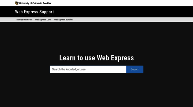 websupport.colorado.edu