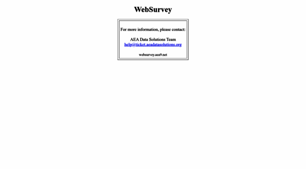 websurvey.aea9.net