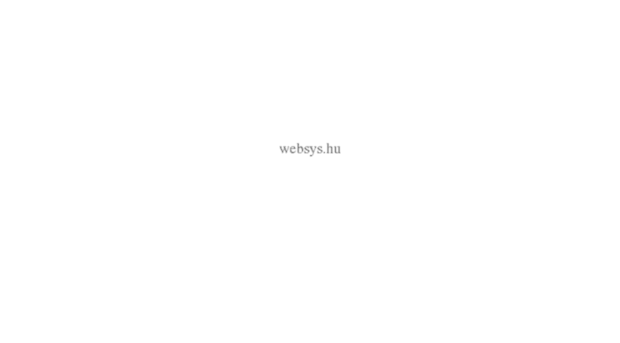 websys.hu