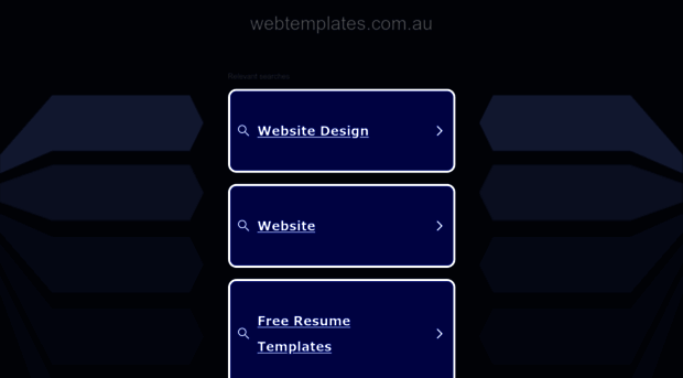 webtemplates.com.au