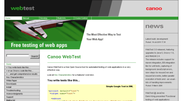 webtest.canoo.com