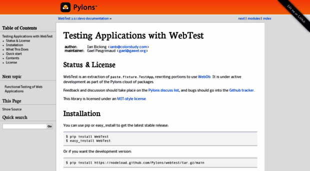 webtest.readthedocs.org
