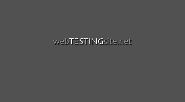 webtestingsite.net