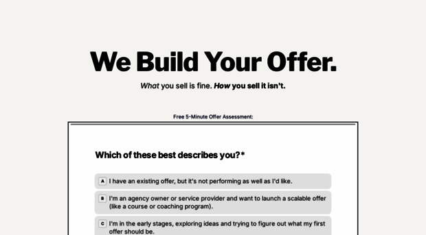 webuildyouroffer.com