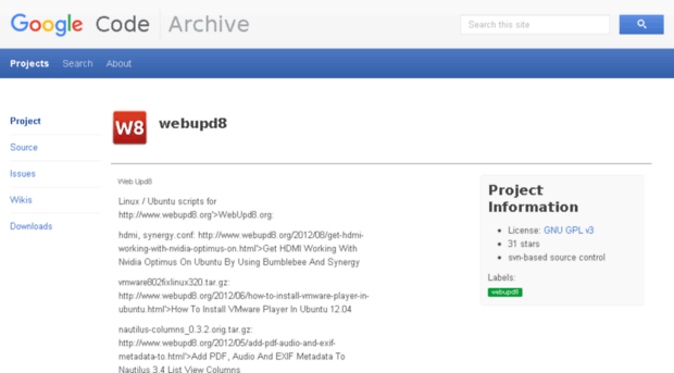 webupd8.googlecode.com