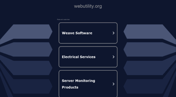 webutility.org